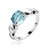ZINZI zilveren ring turquoise ZIR1145T52