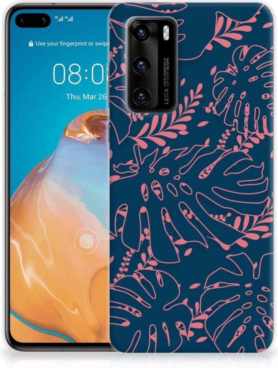 Huawei P40 TPU Case Palm Leaves