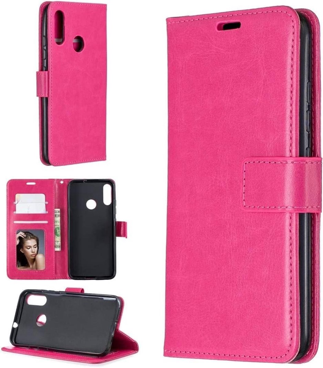 Motorola Moto E6 Plus / E6s hoesje book case roze