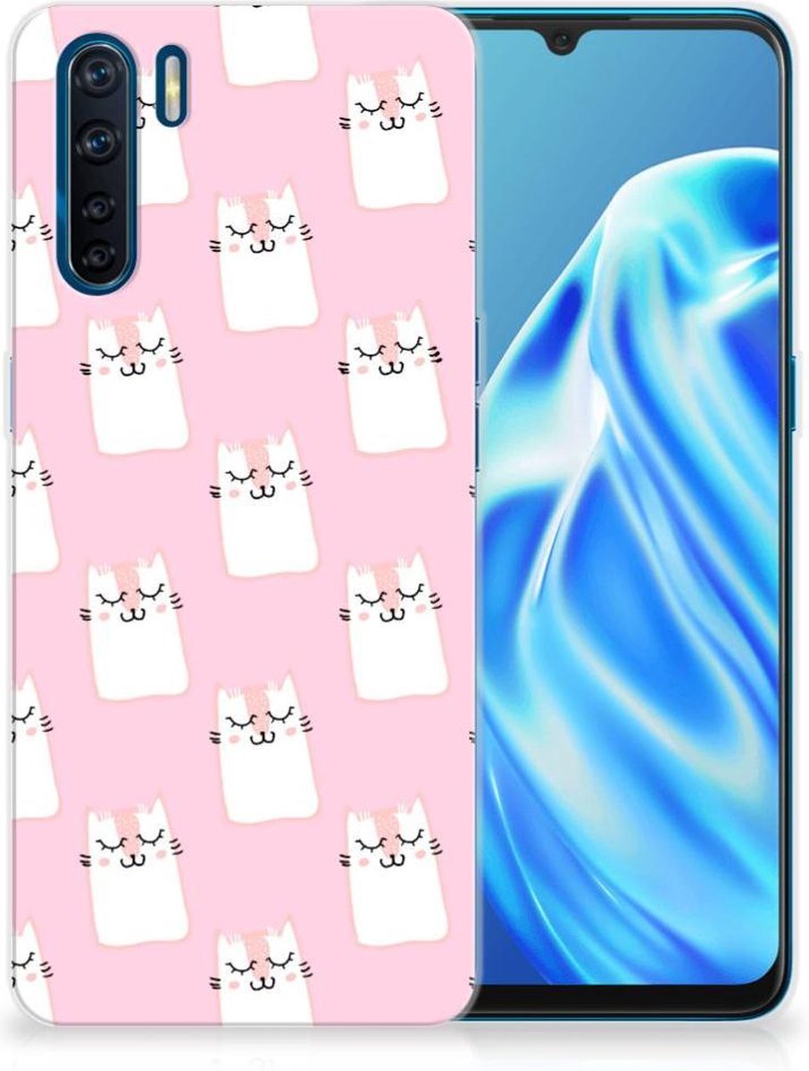 OPPO A91 TPU Hoesje Sleeping Cats