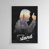 Stand Out - Walljar - Wanddecoratie - Poster ingelijst