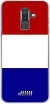 Samsung Galaxy J8 (2018) Hoesje Transparant TPU Case - Nederlandse vlag #ffffff