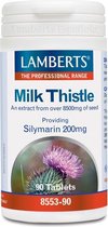 Lamberts Mariadistel Silymarin 200 mg - 90 Tabletten - Voedingssupplement