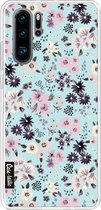 Casetastic Huawei P30 Pro Hoesje - Softcover Hoesje met Design - Flowers Pastel Print