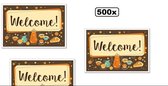 500x Placemats papier Welcome - place mate diner restaurant eten food placemate