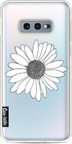 Casetastic Samsung Galaxy S10e Hoesje - Softcover Hoesje met Design - Daisy Transparent Print