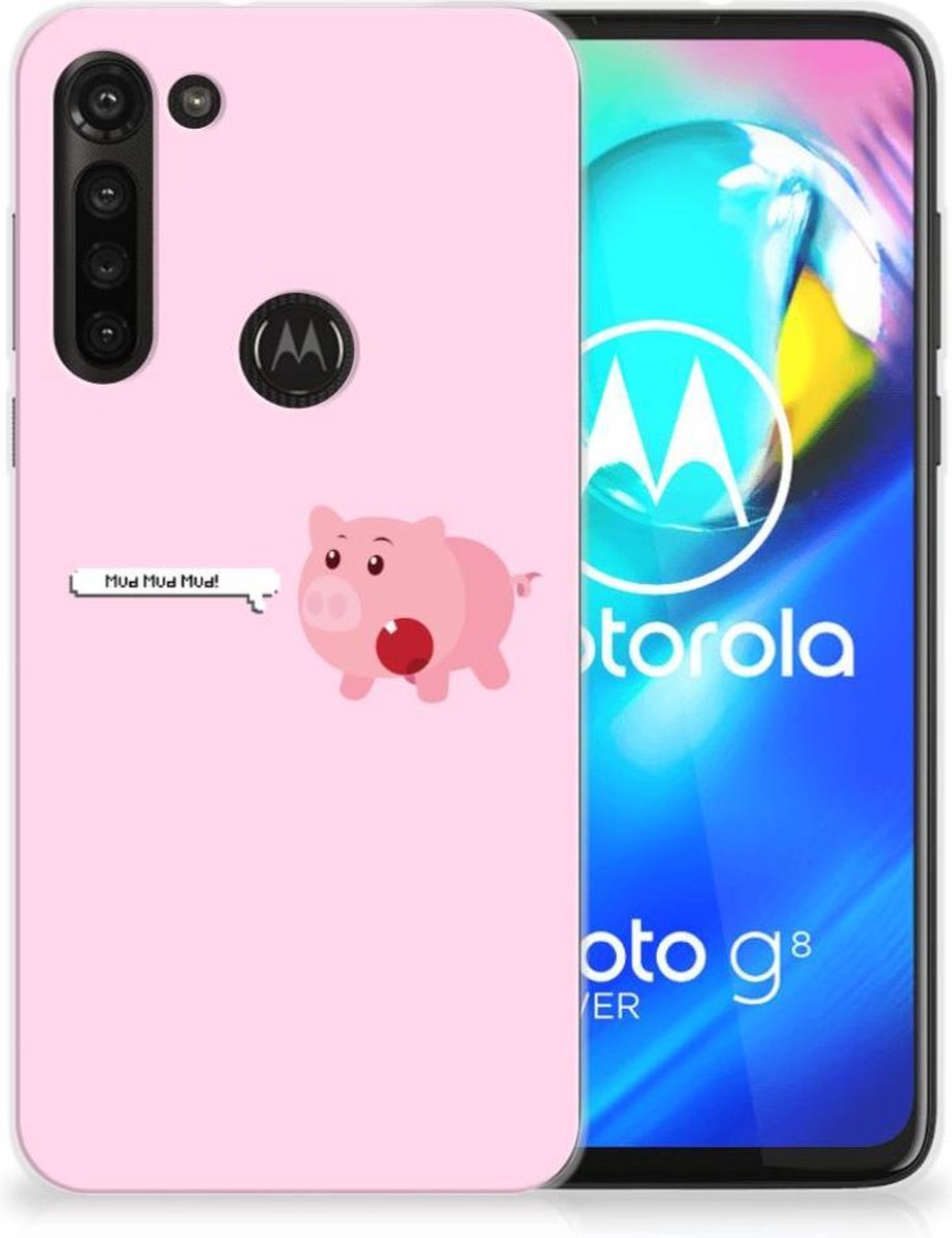 Motorola Moto G8 Power Telefoonhoesje met Naam Pig Mud op Prijzenvolger.com