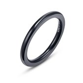 Twice As Nice Ring in edelstaal, 2.5 mm  52