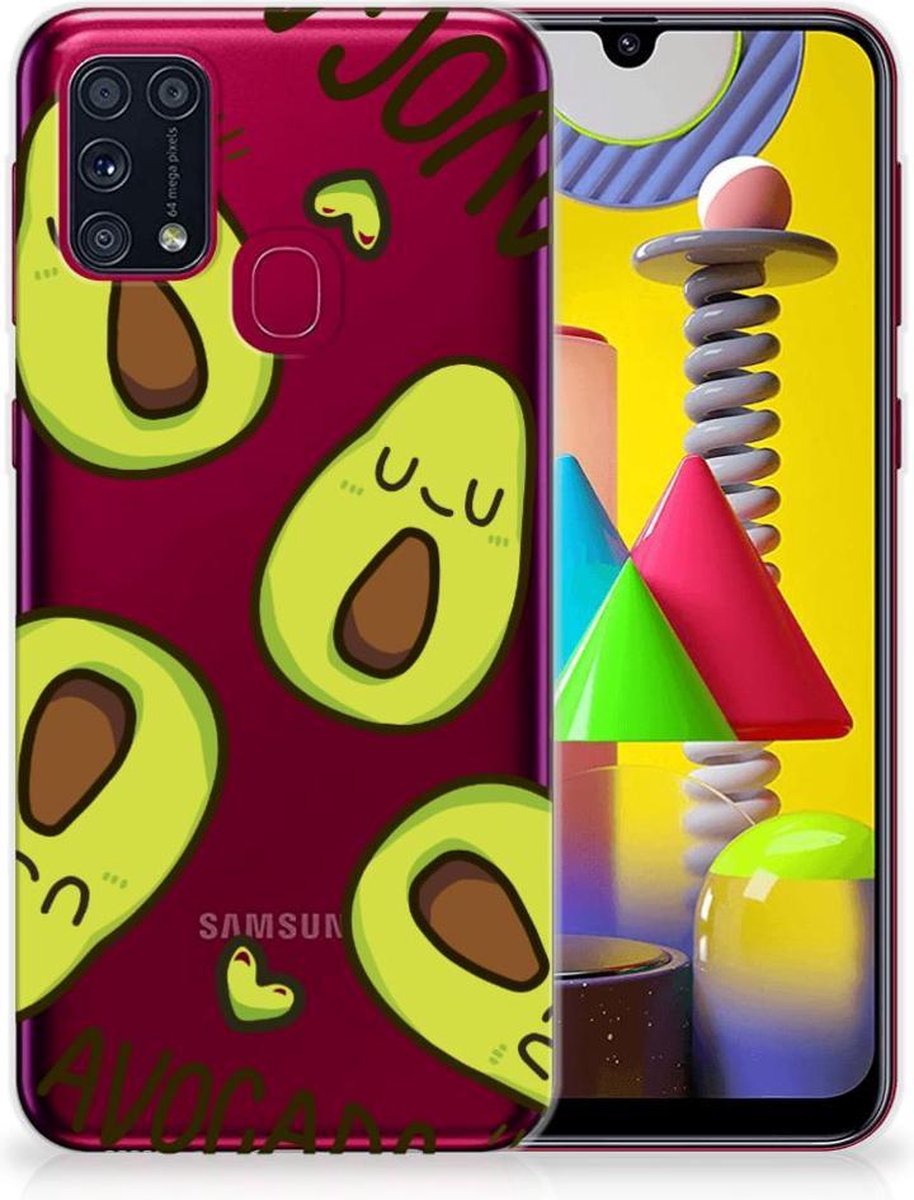 Samsung Galaxy M31 Telefoonhoesje met Naam Avocado Singing