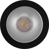 Denix - Inbouwspot - Zilvergrijs/Zwart - Dimbaar - GU10 - IP20