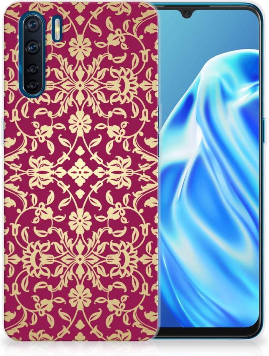 Siliconen Hoesje OPPO A91 Barok Pink