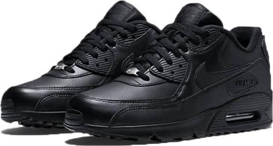 Nike Air Max 90 Leather Black 302519-001 maat 40.5 | Bestel nu!