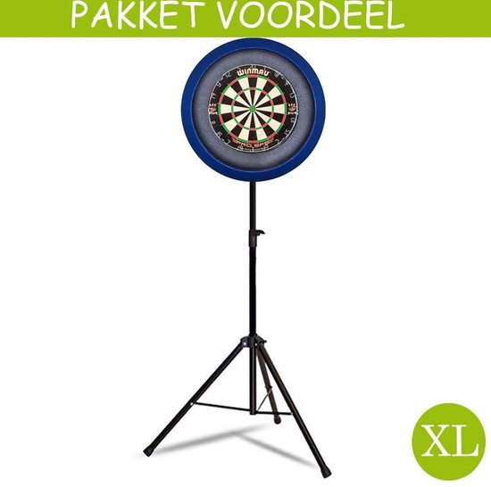 Afbeelding van het spel Mobiele Dartbaan VoordeelPakket Pro - Blade 5 -   - Dartbordverlichting Basic XL (Blauw)