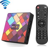 HK1COOL 4K UHD Smart TV Box met afstandsbediening, Android 9.0 RK3318 Quad-core Cortex-A53, 4GB + 64GB, ondersteuning voor WiFi & BT & AV & HDMI & RJ45 & TF-kaart