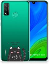 Telefoon Hoesje Huawei P Smart 2020 Mobiel Case Cat Good Day