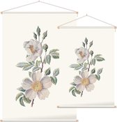 Bosroos (Field Rose) - Foto op Textielposter - 60 x 90 cm