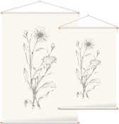Geen Titel 6 Schets - Foto op Textielposter - 90 x 135 cm