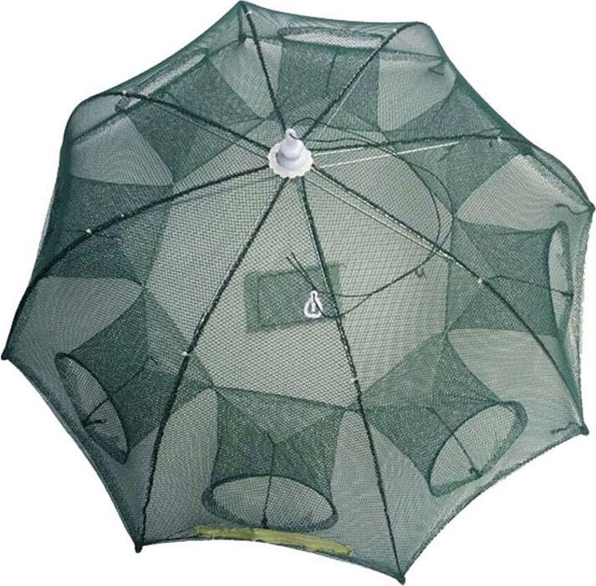 Filet de pêche pliant automatique 8 trous en Nylon crevette crabe méné