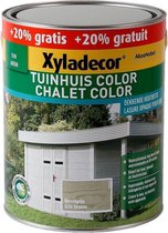Xyladecor Tuinhuis Color - Houtbeits - Mat - Nevelgrijs - Promo - 3L
