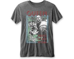 Queen - News Of The World Heren T-shirt - M - Grijs