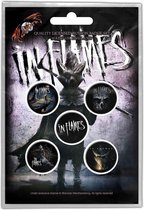 In Flames Badge/button The Mask Set van 5 Multicolours