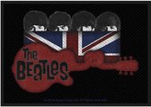The Beatles - Patch - Guitar & Union Jack