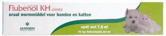 Janssen Flubenol pasta hond/kat - 1 st à 7,5 ml - FLUBENOL
