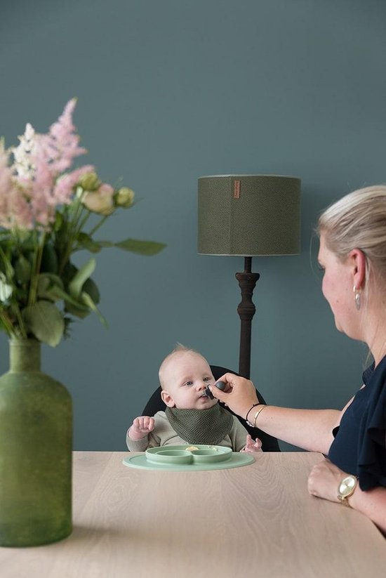 Op maat beet lezer Baby's Only Gebreide lampenkap babykamer - Hanglamp Classic - Stonegreen -  Ø30 cm -... | bol.com