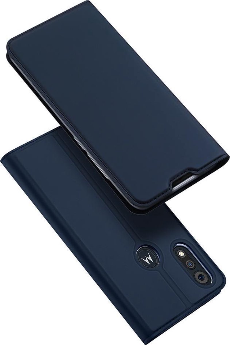 Motorola Moto E6 Plus Hoesje - Dux Ducis Skin Pro Book Case - Blauw