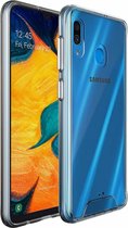 Samsung Galaxy A30 Siliconen Hoesje - Samsung Galaxy A20 Siliconen Hoesje - Transparant - van Bixb