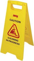 Jantex waarschuwingsbord Cleaning in progress