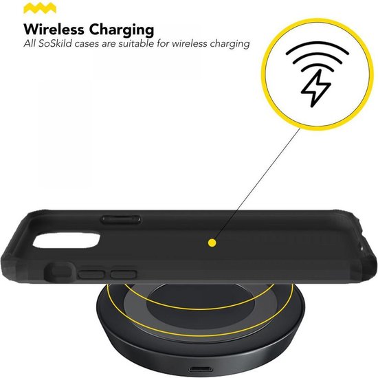 SoSkild iPhone 11 Pro Hoesje Defend Heavy Impact - Smokey Grey