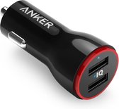Anker PowerDrive 2 2-Port USB Autolader - Zwart
