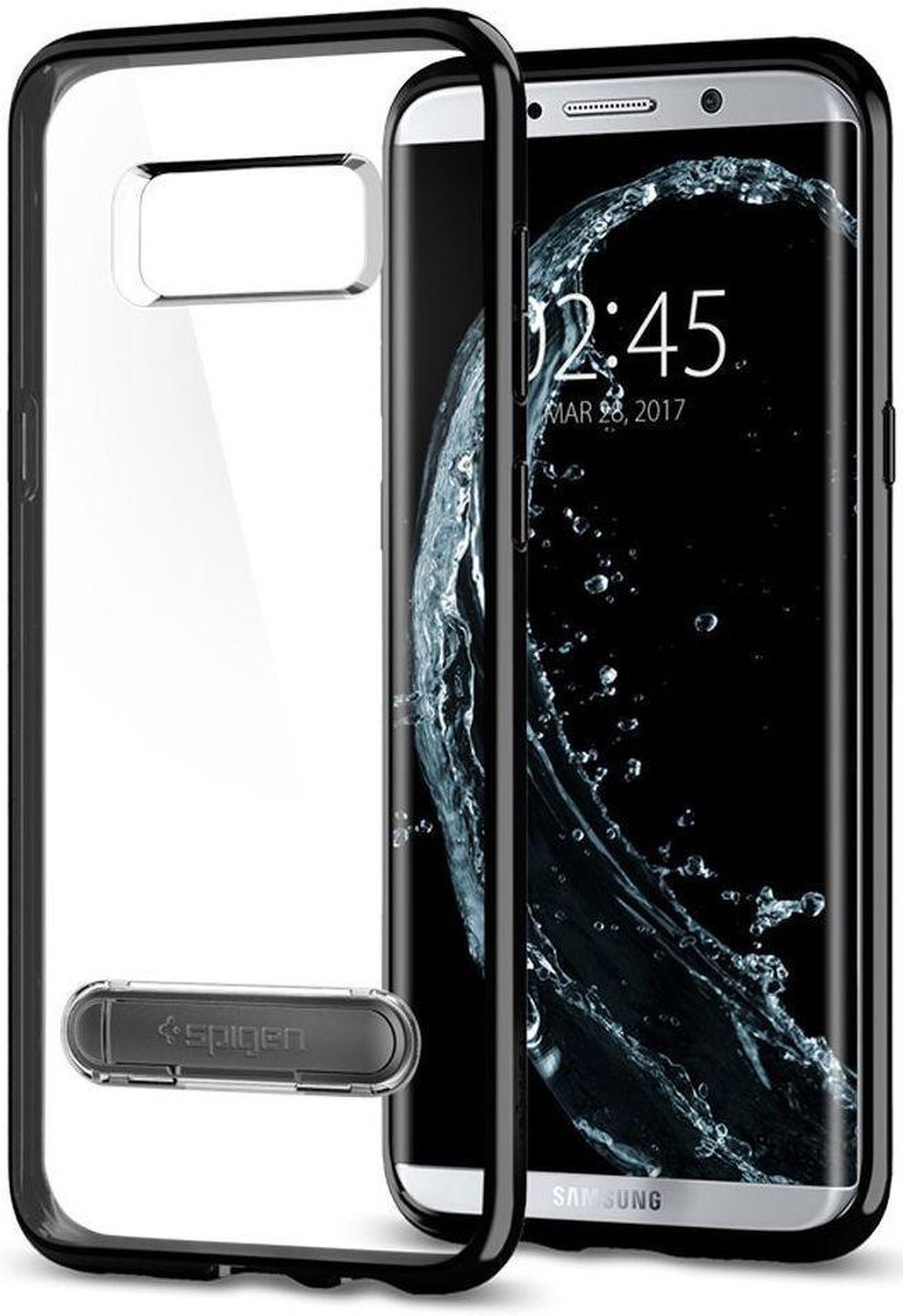 Spigen Ultra Hybrid S Case Samsung Galaxy S8 Plus Zwart