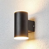 Lindby morena - Wandlamp - 2 lichts - D 11.1 cm - Zwart