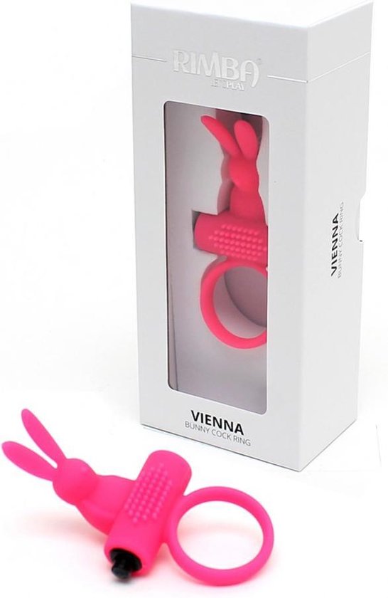 Rimba Toys Rimba Vienna vibrerende cockring met clitoris stimulatie - roze