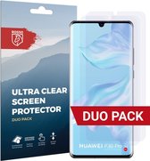 Rosso Screen Protector Ultra Clear Duo Pack Geschikt voor Huawei P30 Pro (New Edition) | Folie | 2 Stuks