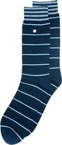 Alfredo Gonzales Sokken Stripes Thin Socks Blauw Maat:S