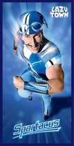 Lazy Town Badlaken Sportacus Blauw 70 X 140 Cm