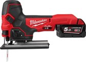 Milwaukee M18 FBJS-502X 18V Li-ion accu decoupeerzaag set (2x 5.0Ah accu) in HD-Box - koolborstelloos