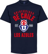 Universidad de Chile Established T-Shirt - Navy - 4XL