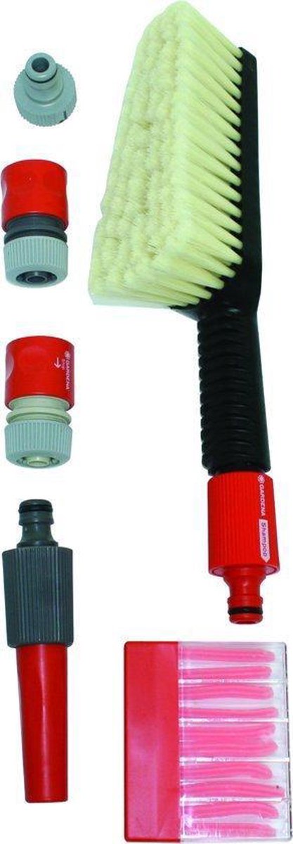 Brosse de lavage Cleansystem GARDENA - Nettoyage de voitures - bateaux -  caravanes