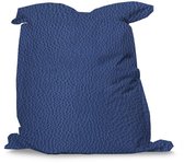 Zitzak Leer Ocean Blue (L)