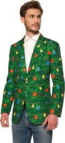 Suitmeister Christmas Green Tree Jacket - Heren jasje - Lichtgevend - Kerstblazer - Maat S