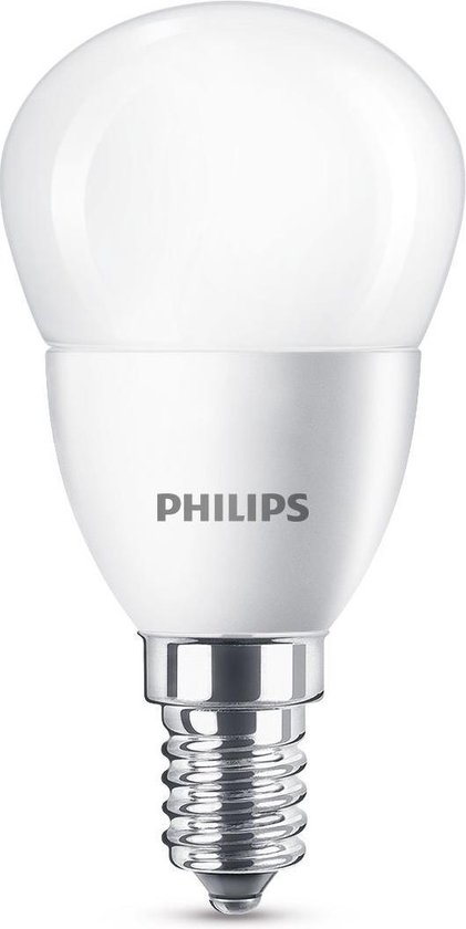 Philips 5.5W (40W) E14 Warm white Non-dimmable Luster energy-saving lamp