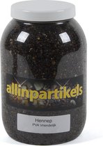 All-In Partikels Hennep in Pot - 2kg - Houdbaar - Karpervissen - Partikels - Karper Aas - Karper Vissen - Karper Voer - Karper