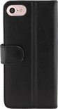 Valenta - iPhone SE2020 Hoesje -Lederen Wallet Case Classic Zwart
