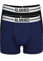 ALAN RED boxershorts (2-pack) - zwart / blauw - Maat: XXL