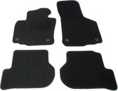 Automatten op maat - zwart stof - geschikt voor Seat Leon 1P/1P1 2005-2012 en Seat Toledo 2004-2009
