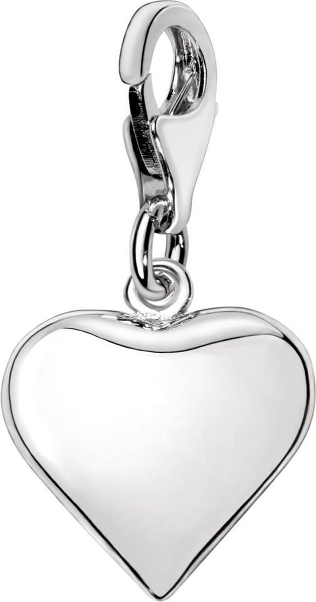 Quiges Verzilverd Hartjes Thema Charm Bedel Hangers voor